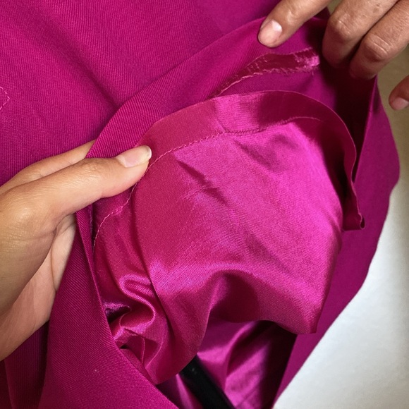 Magenta pencil skirt - Picture 5 of 5